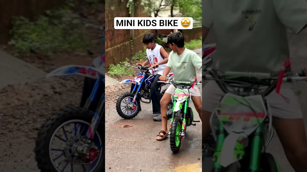mini bike lena ka sapna pura ho gaya 😍 #shorts #minibikes #kidsrider #minibikes