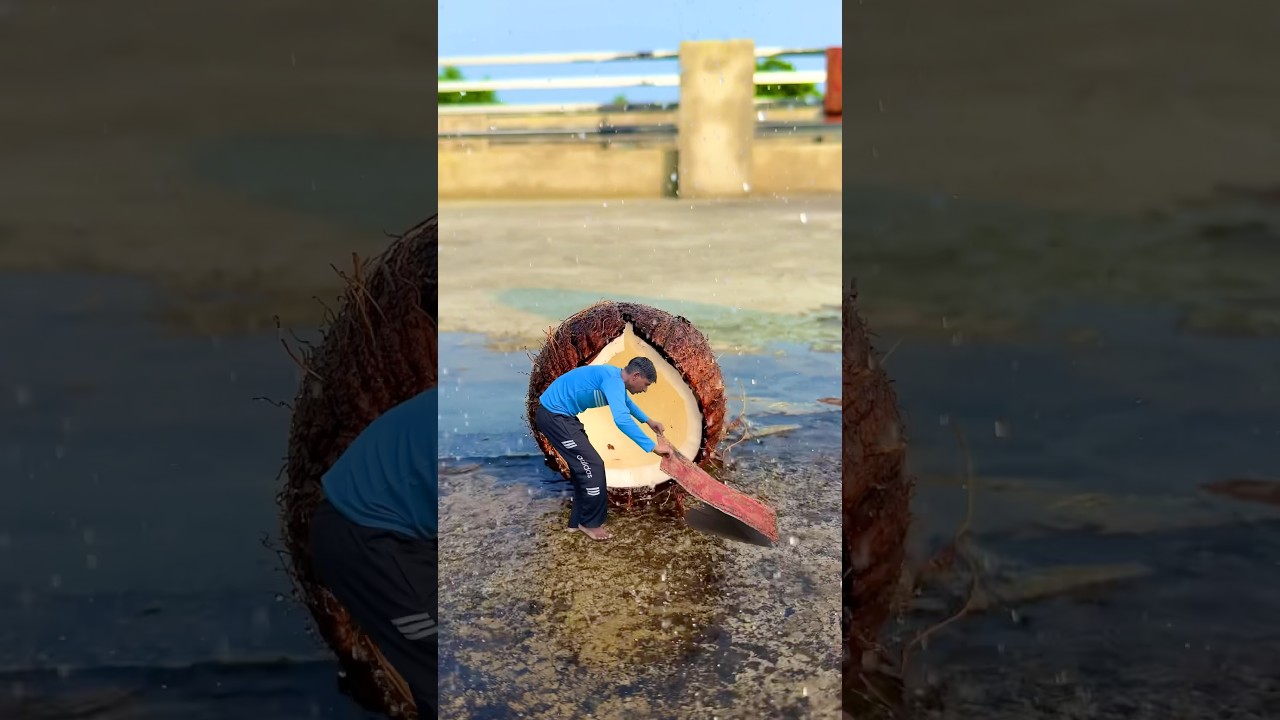 Coconut 🥥 creative videography ideas 💡 #shorts #videography