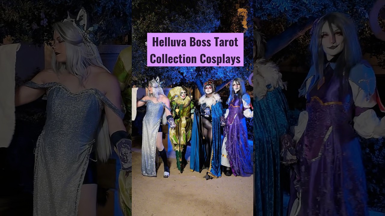 We asked a group of cosplayers to recreate our Tarot Collection designs IRL! #helluvaboss #tarot