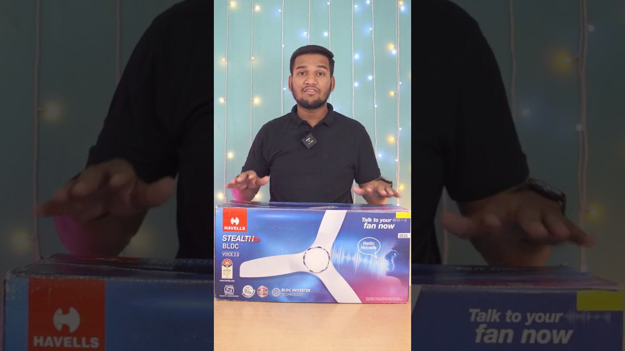 Smart Fan with AI Voice Control - Havells Stealth Air Fan #smartfan #ceilingfan #fan