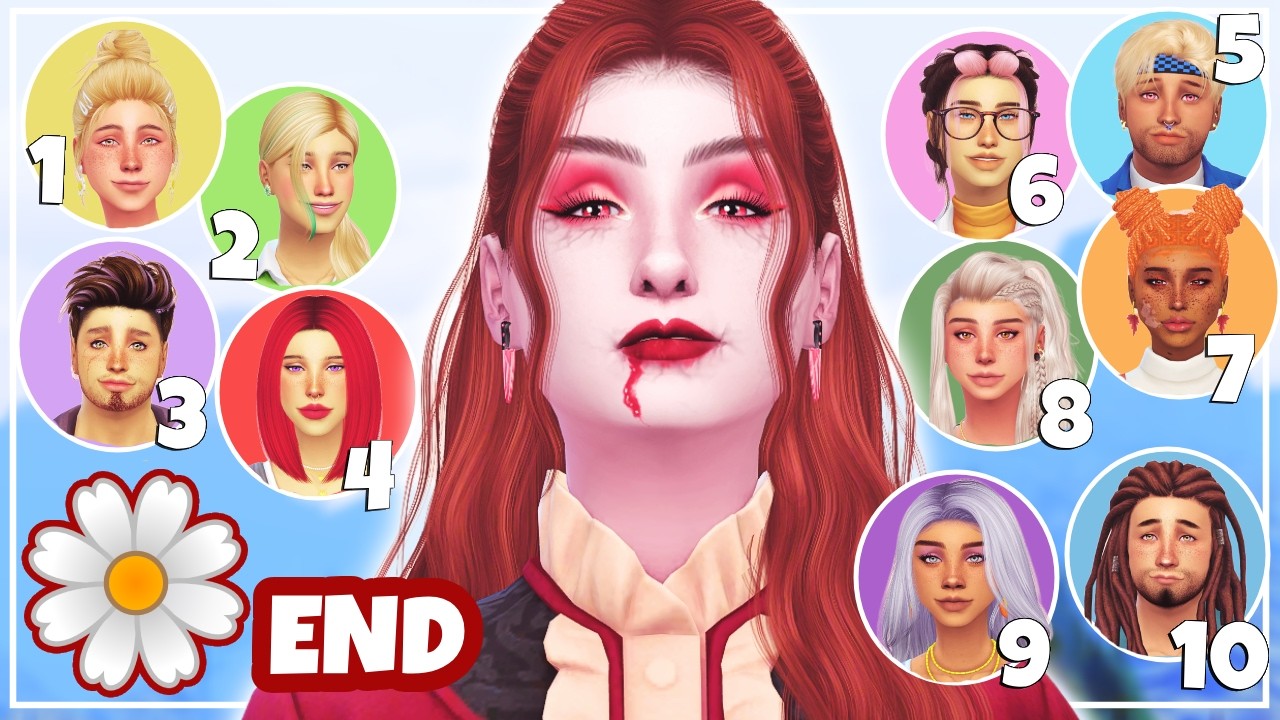 I COMPLETED THE SIMS IN BLOOM CHALLENGE!🤍