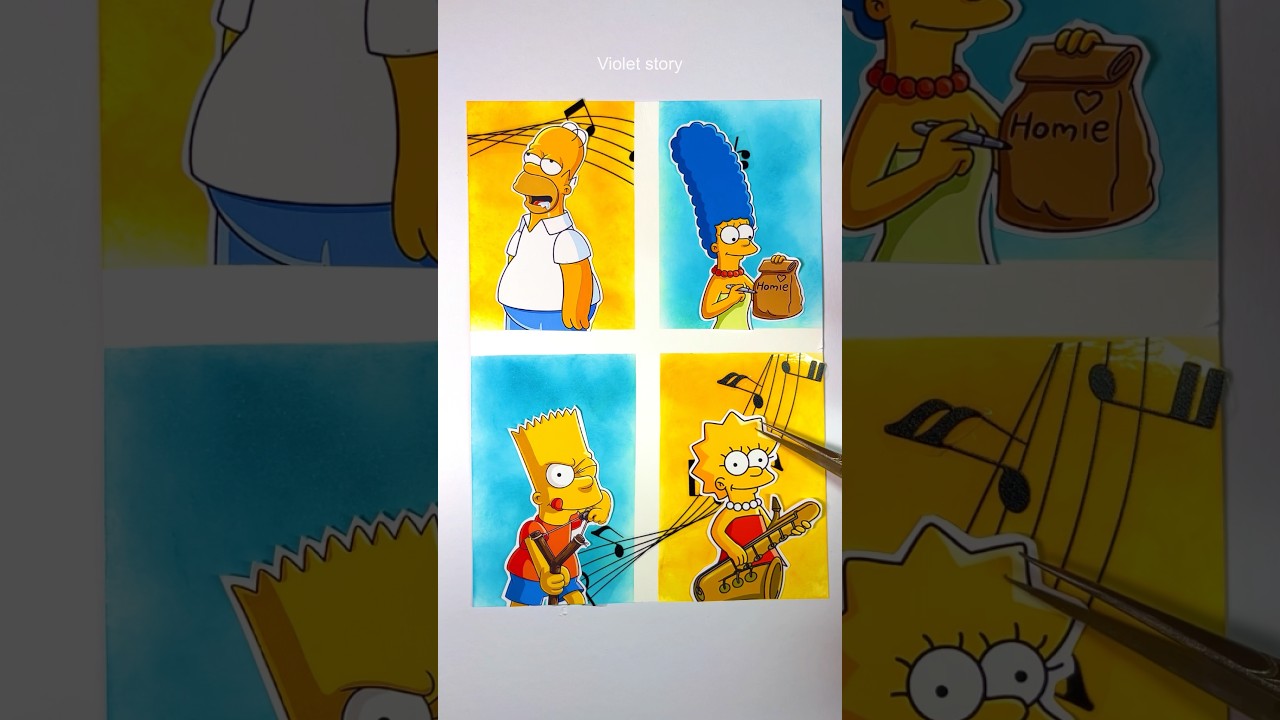 Scrapbooking 다꾸 | The Simpsons 심슨 가족 | Journaling