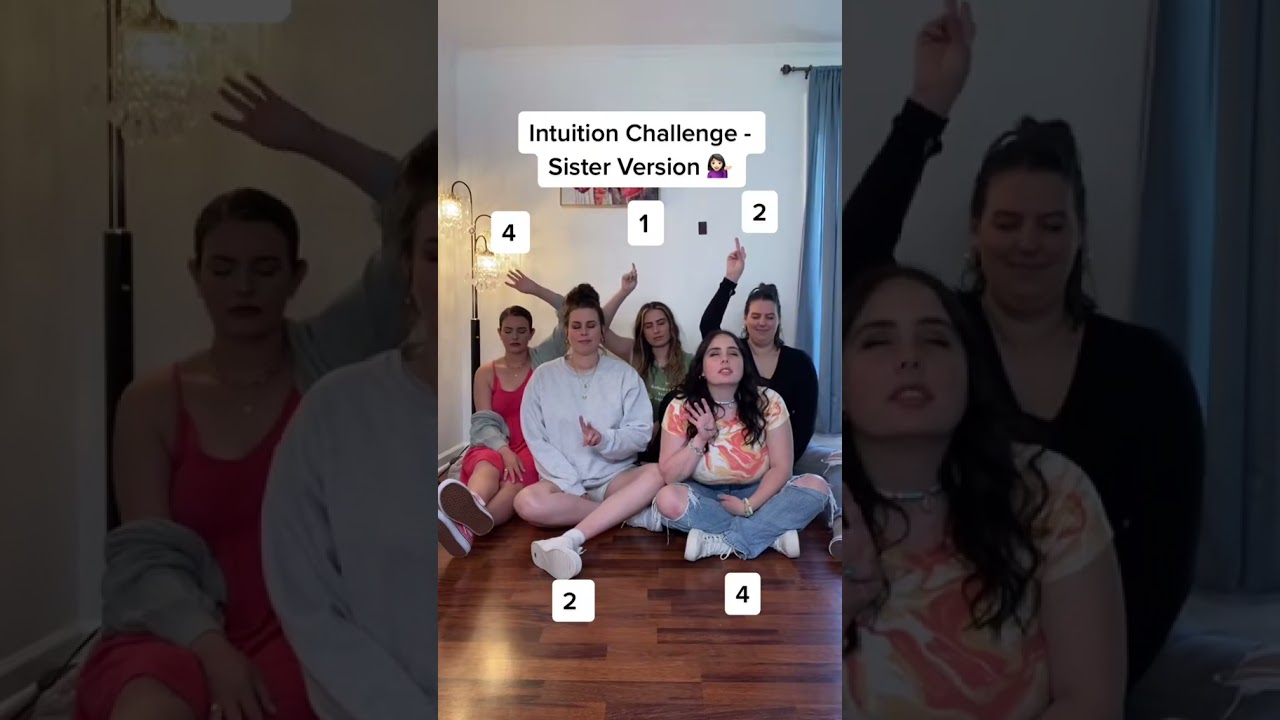 INTUITION CHALLENGE!! #sisters #cimorelli