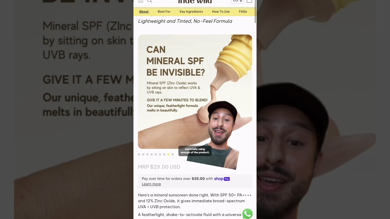 ANOTHER brand misinforming about their mineral sunscreen 😩 #sunscreen #mineralsunscreen #skincare
