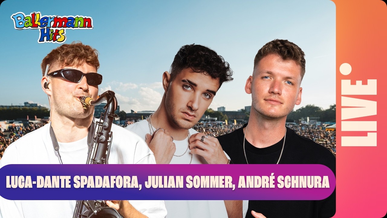 Luca-Dante Spadafora, Julian Sommer, André Schnura - Wir sind die Deutschen (ZDF Fernsehgarten)