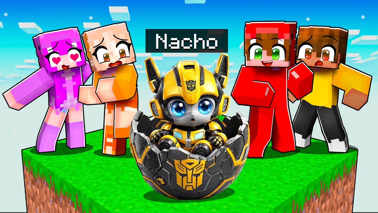 Me Hice pasar por BEBÉ TRANSFORMER en UN CHUNK en Minecraft!