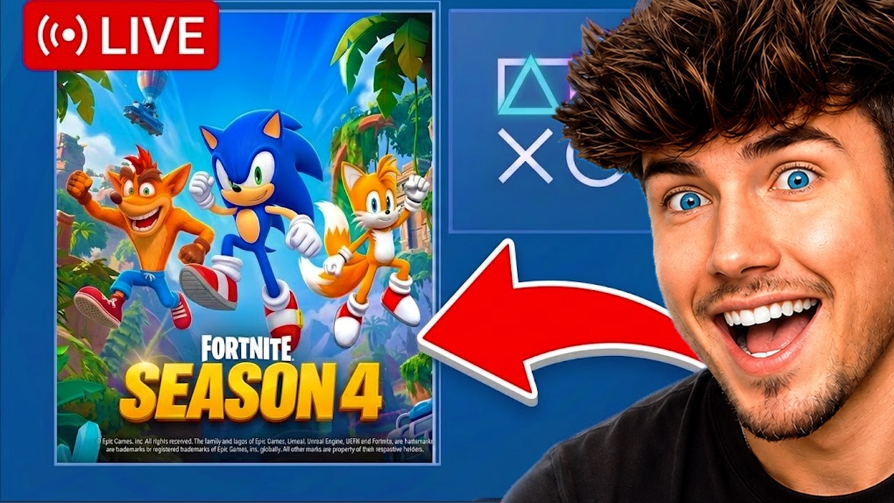 🚨 FORTNITE SONIC SEASON ist Da! (Neue Map, Waffen und Mythics)! 😱🔥