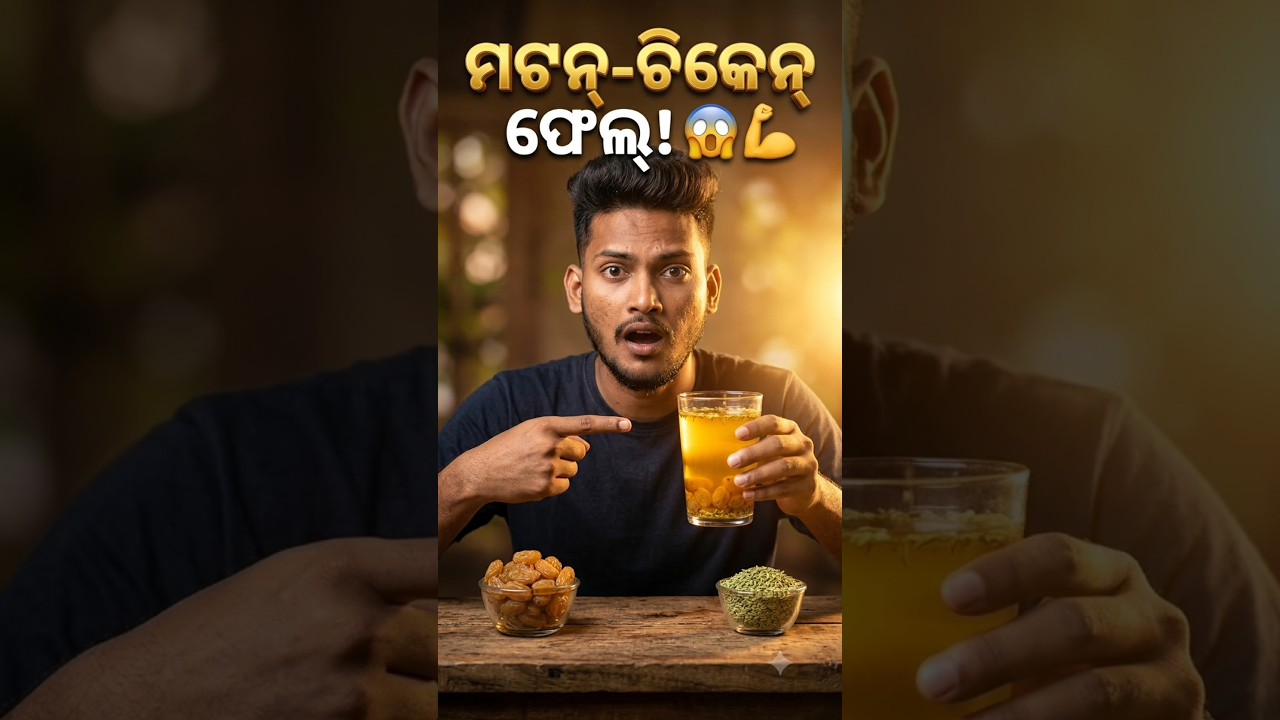 ଚିକେନ୍-ମଟନ୍‌ଠାରୁ ବି ୧୦ ଗୁଣା ଅଧିକ ତାକତ୍‌! 💪⚡ #DesiGoldenDrink