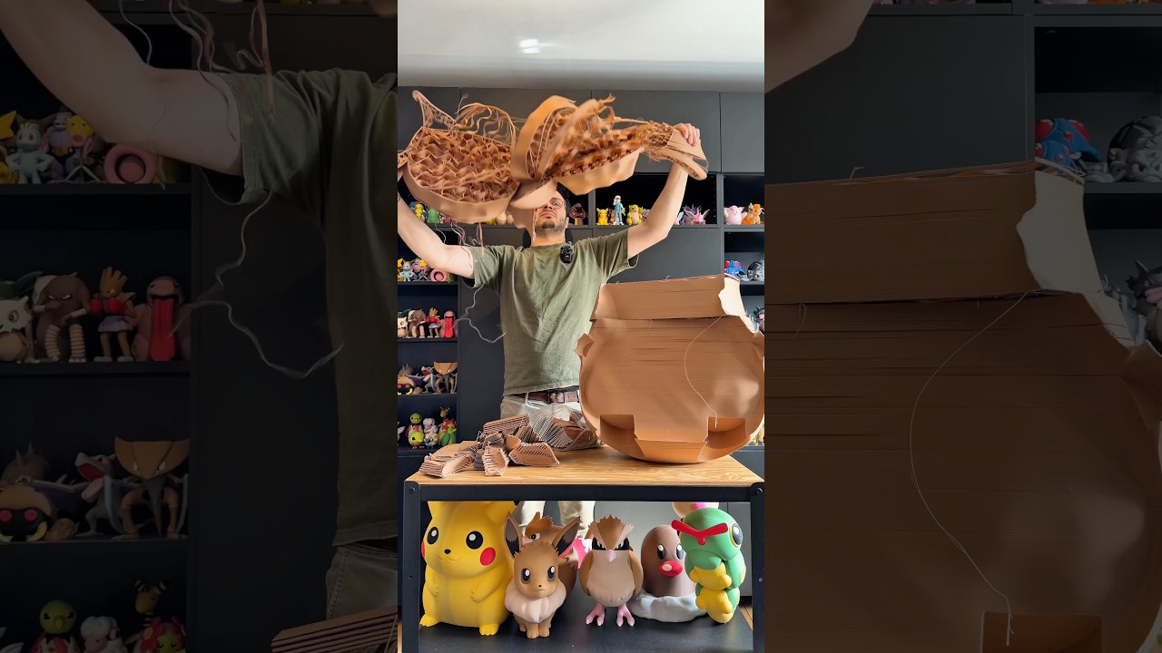 Je recycle Ratatac ♻️ #3dprintable #3dprinterupgrade #pokemon #3dprinting #unboxing #gaming #pikachu