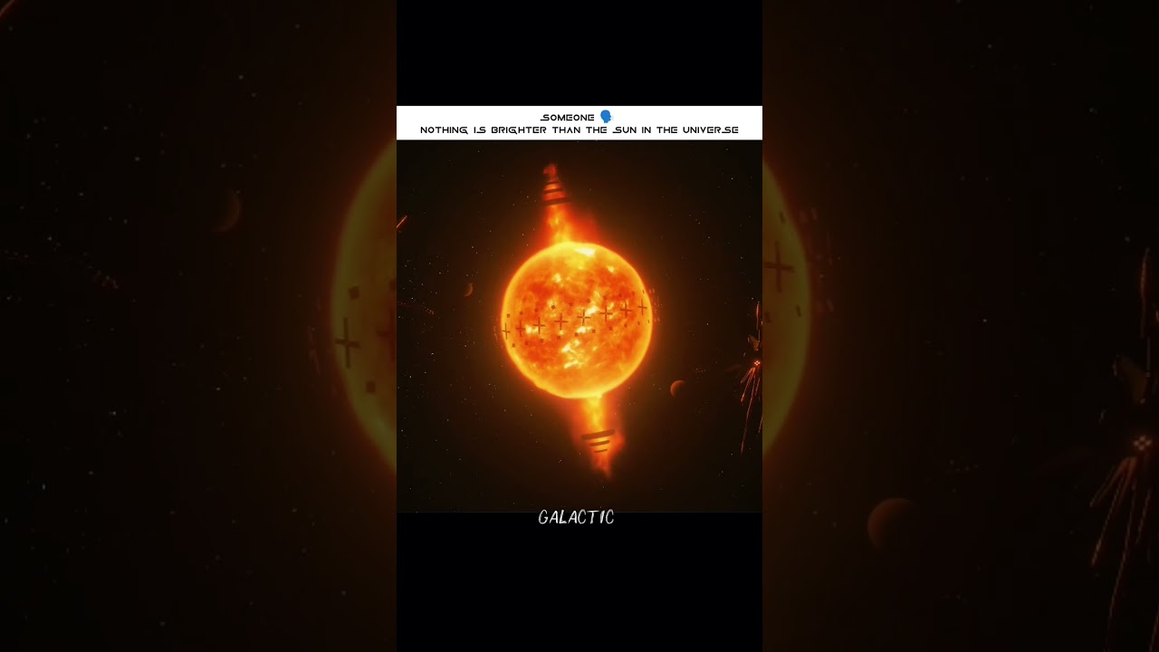 Sun Is The Brightest Object In The Universe? 🤔 #space #shorts #universe