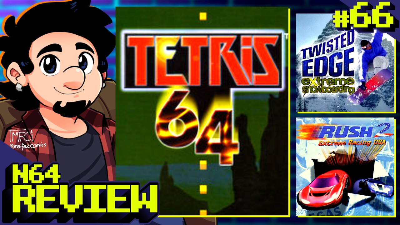 Zerando64 - Rush 2 | Twisted Edge | Tetris64 (análise)