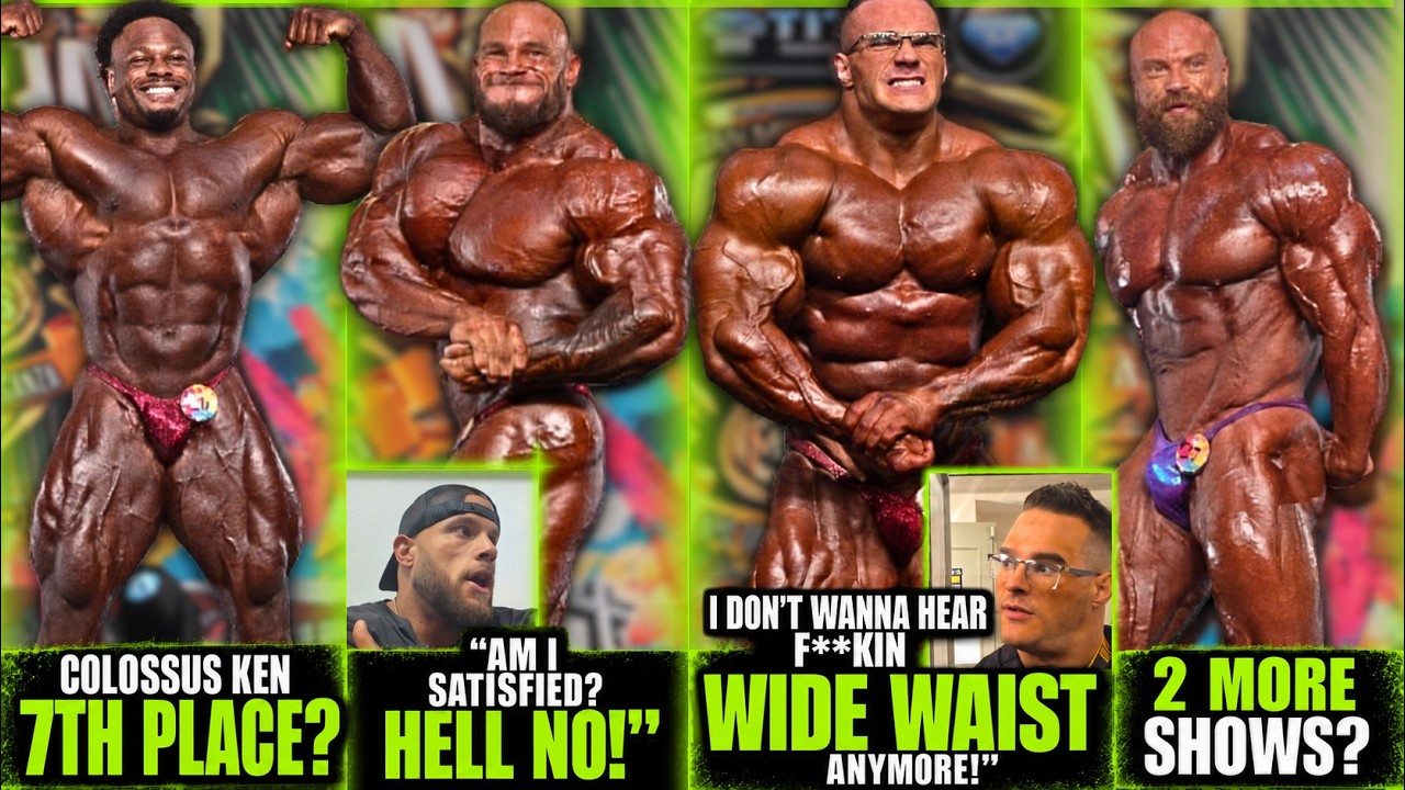 Nick Walker says NO MORE WIDE WAIST! - Jo Palacios explains peaking issue - James NAILS IT AGAIN!