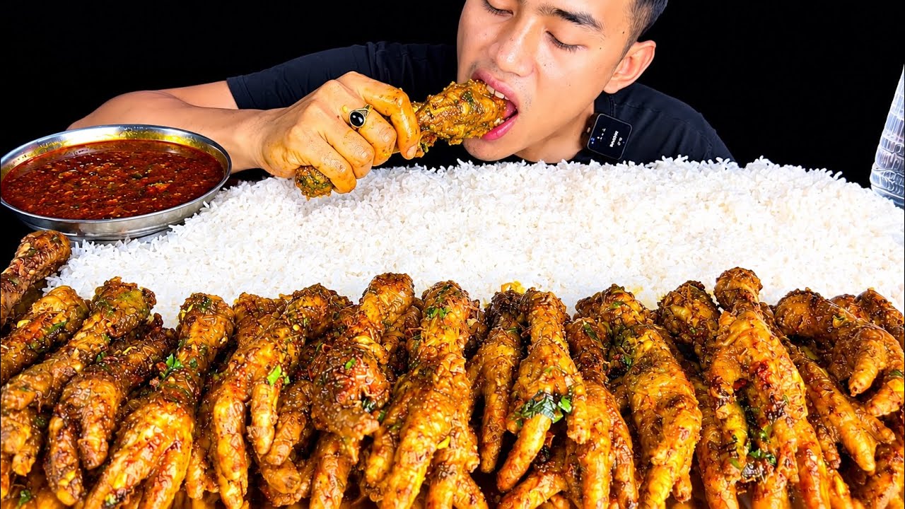 CHICKEN LEG 50 OR 100 🧐 CHALLENGE 🔥 || MANIPURI MUKBANG .