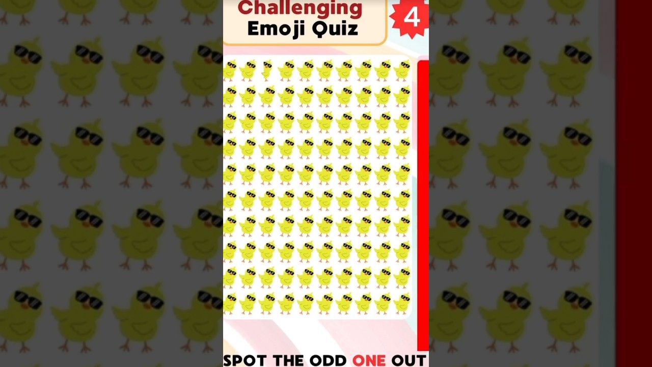🔍 Only 1% Can Spot the Odd One Out! Can YOU Find It? 👀#brainchallenge #brainteaser #canyouspotit