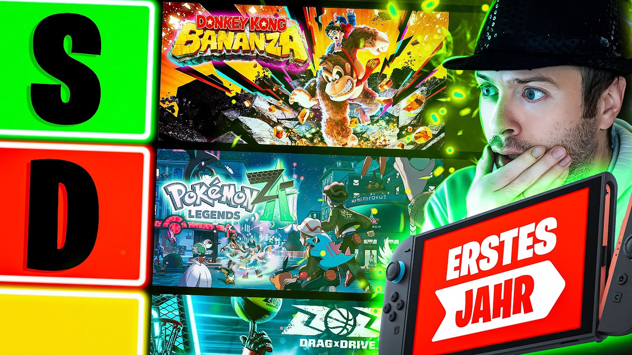 Ich BEWERTE alle NINTENDO SWITCH 2 SPIELE (Nach 1 Jahr) | Domtendo Tierlist