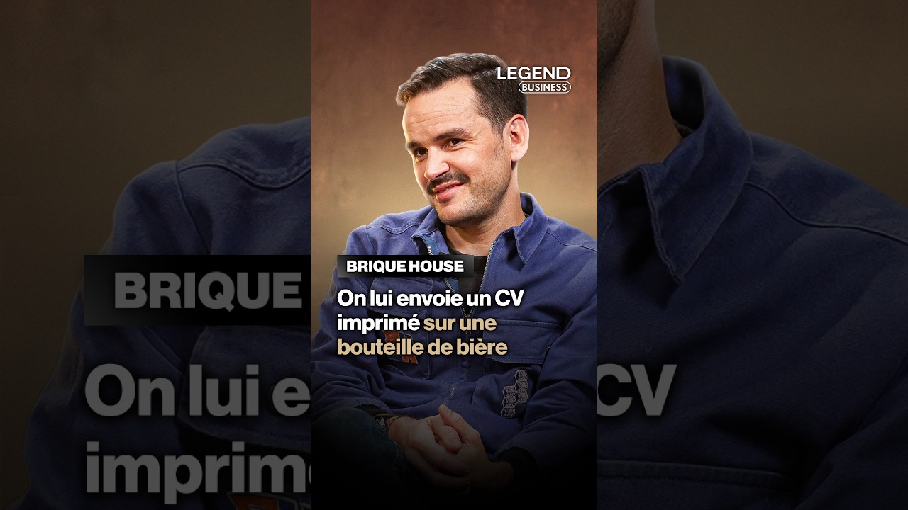 ON LUI ENVOIE UN CV IMPRIMÉ SUR UNE BOUTEILLE DE BIÈRE