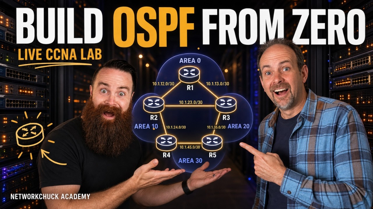 OSPF From Zero: Let's Build the Internet (Well...Almost) | Summer of CCNA