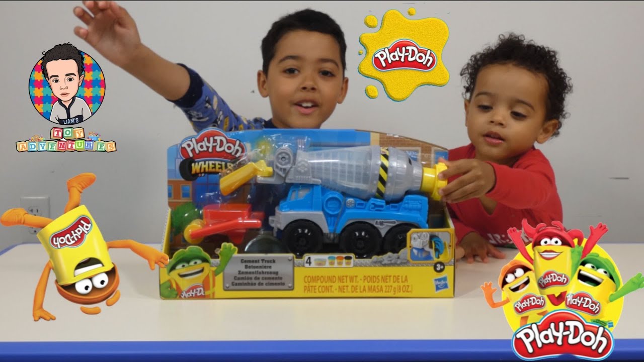 Play-Dough Wheels Construction Cement Truck