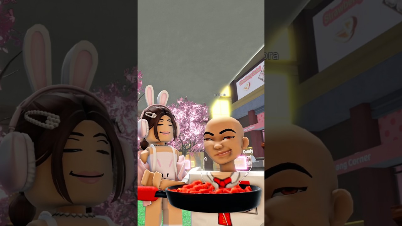 day 1 mukbang di roblox🤣 nonton video lengkapnya di youtube aku ges! #roblox #mukbang