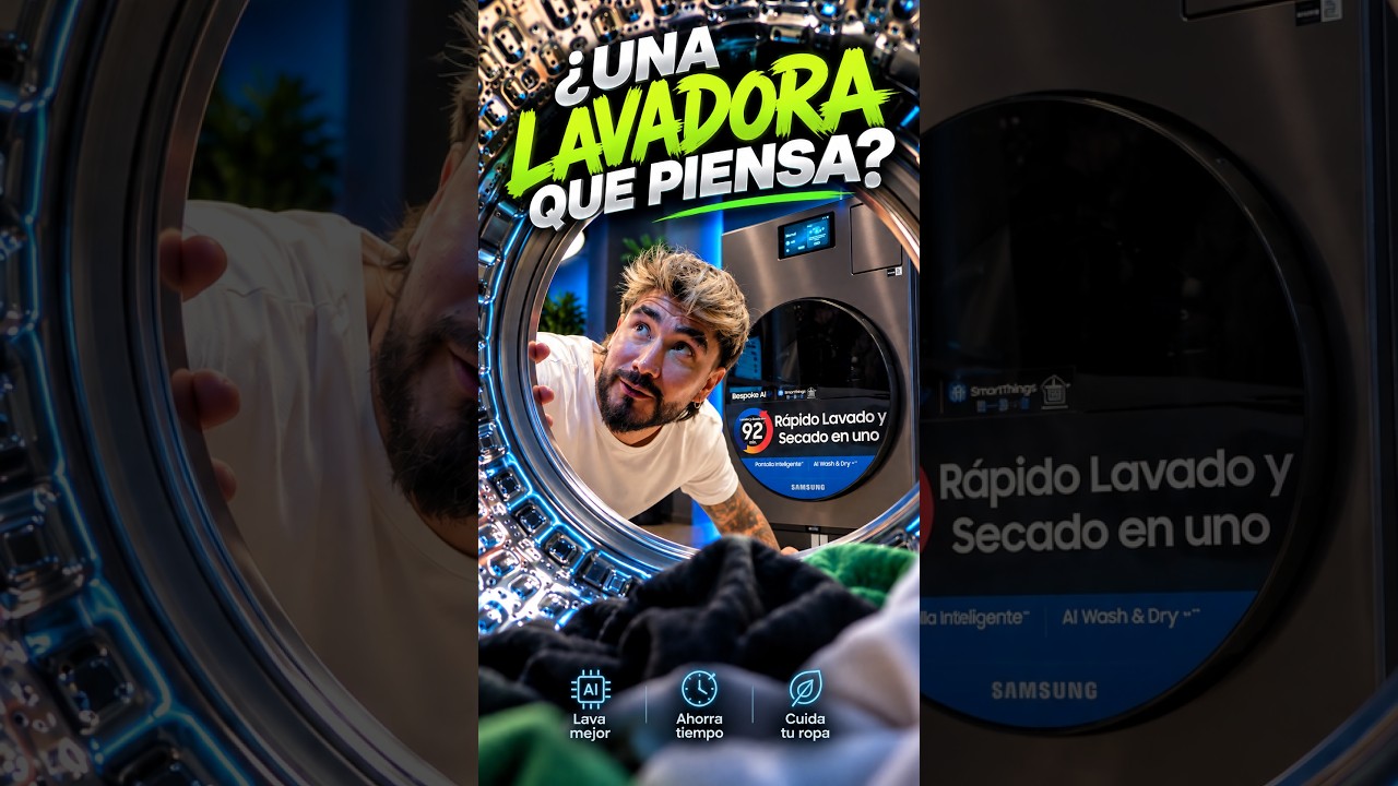¿Qué hace tan especial a esta lavadora? #Samsung #Curiosidades