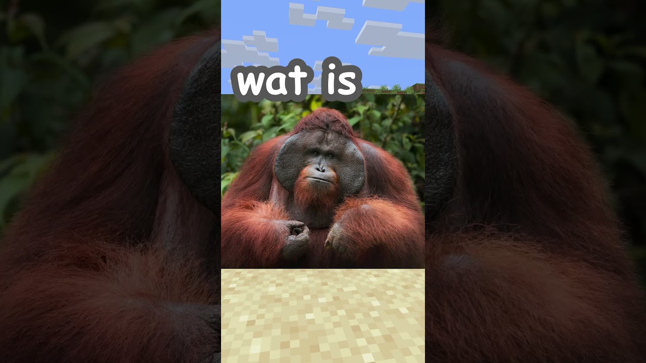 He didn't see the lightning coming 💀 #funny #minecraftmemes #gorilla