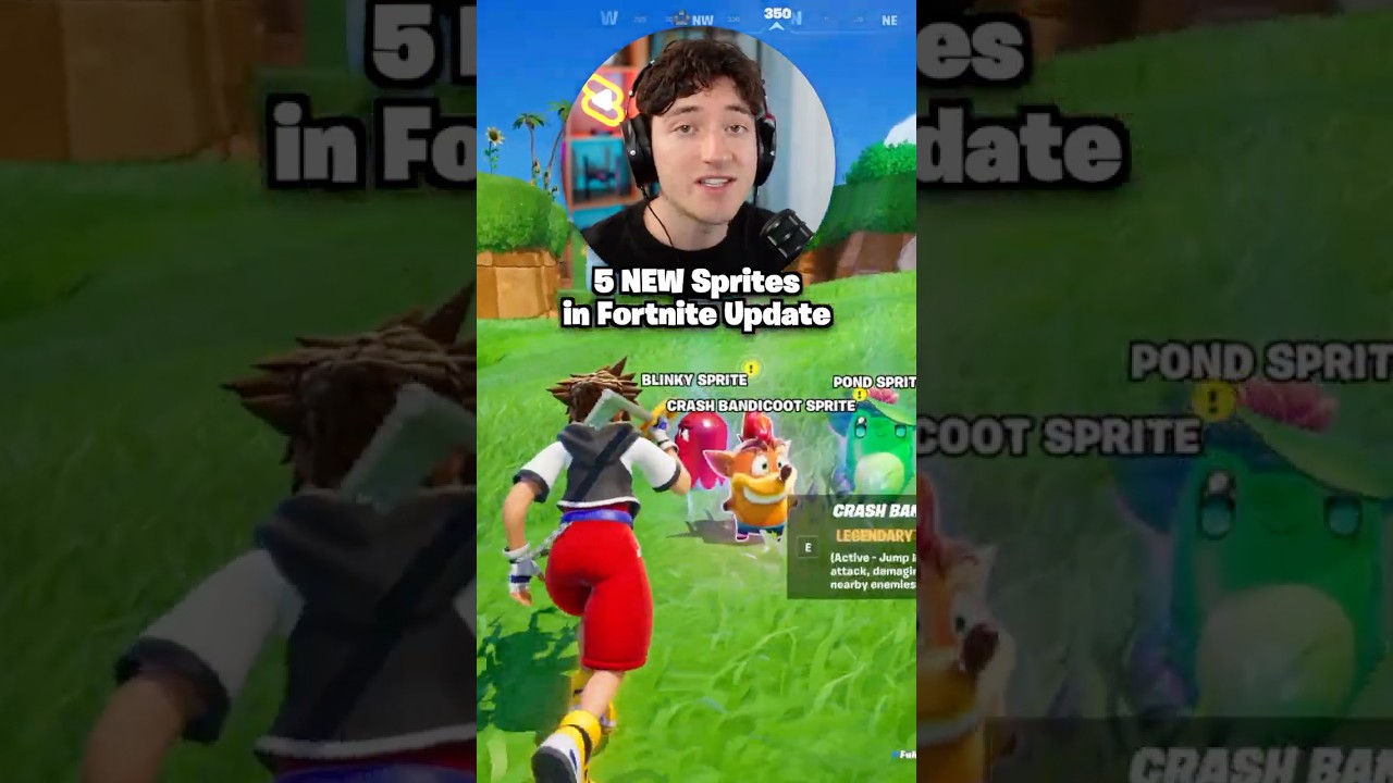 5 NEW Sprites in Fortnite Update!