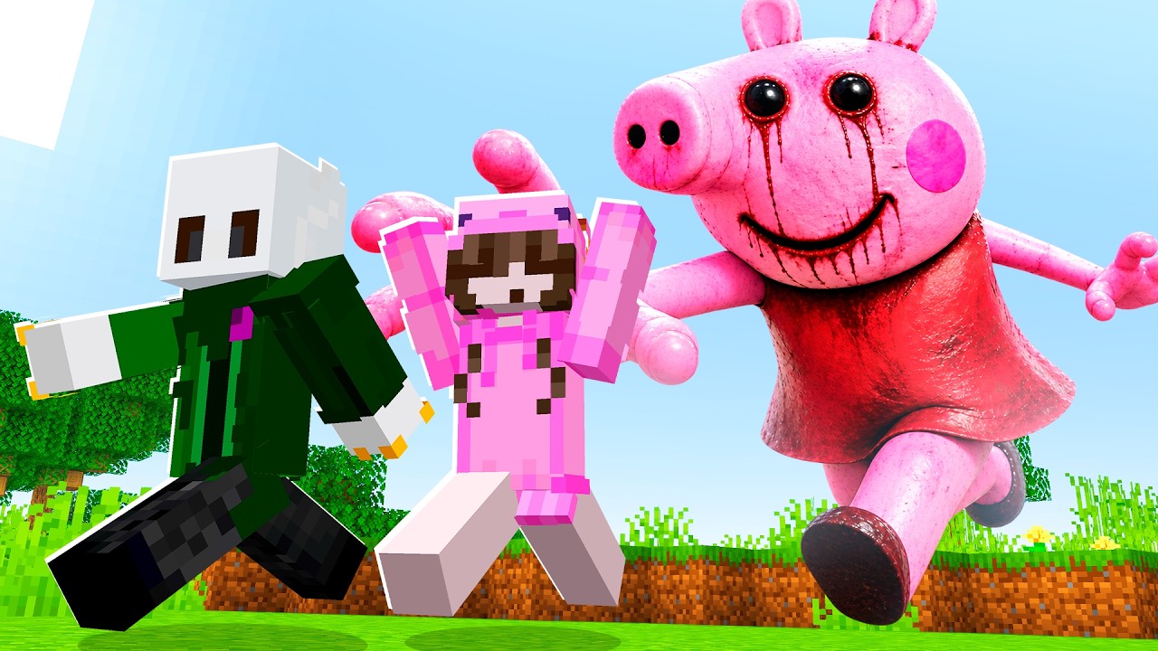Sobrevivimos a PEPPA PIG MALDITA en MINECRAFT