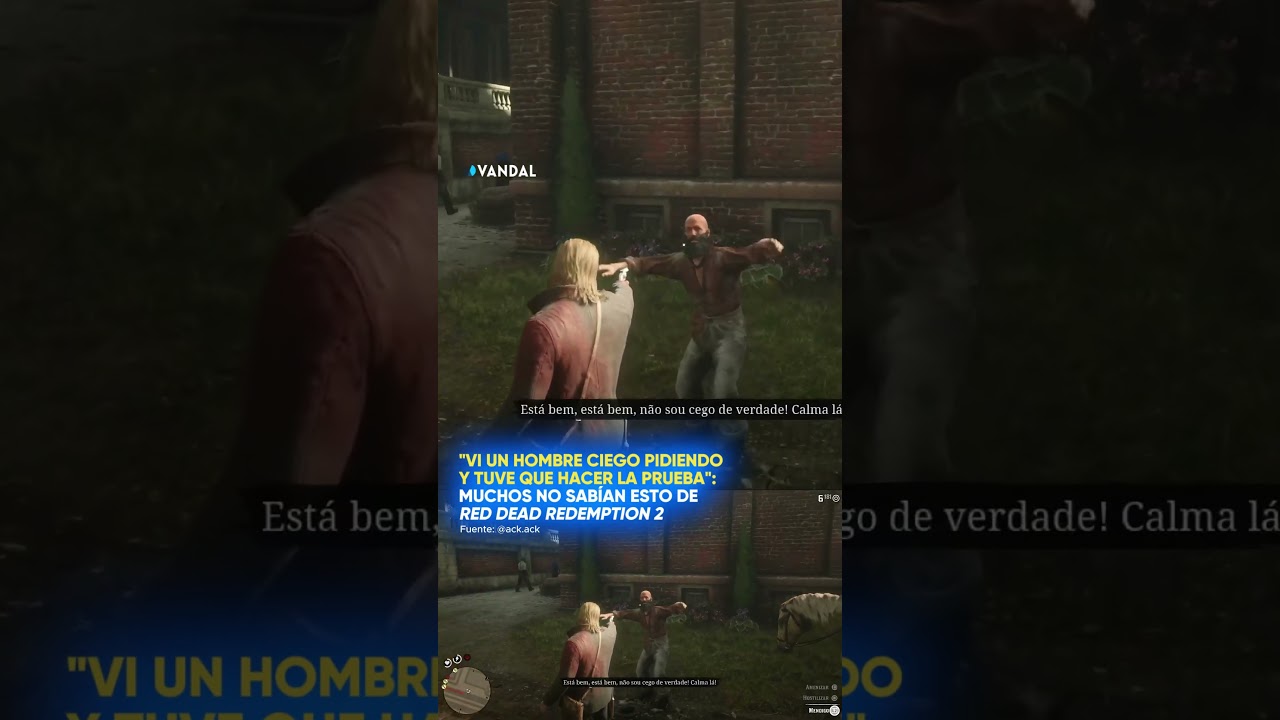 El NPC más MENTIROSO de Red Dead Redemption 2 😅 #rdr2 #gaming #videojuegos #vandal