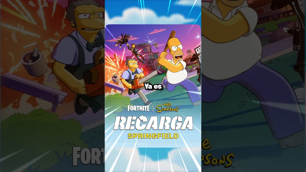 😱 LOS SIMPSONS llegan MAÑANA a FORTNITE RECARGA... (junto al espíritu de John Wick 👀)