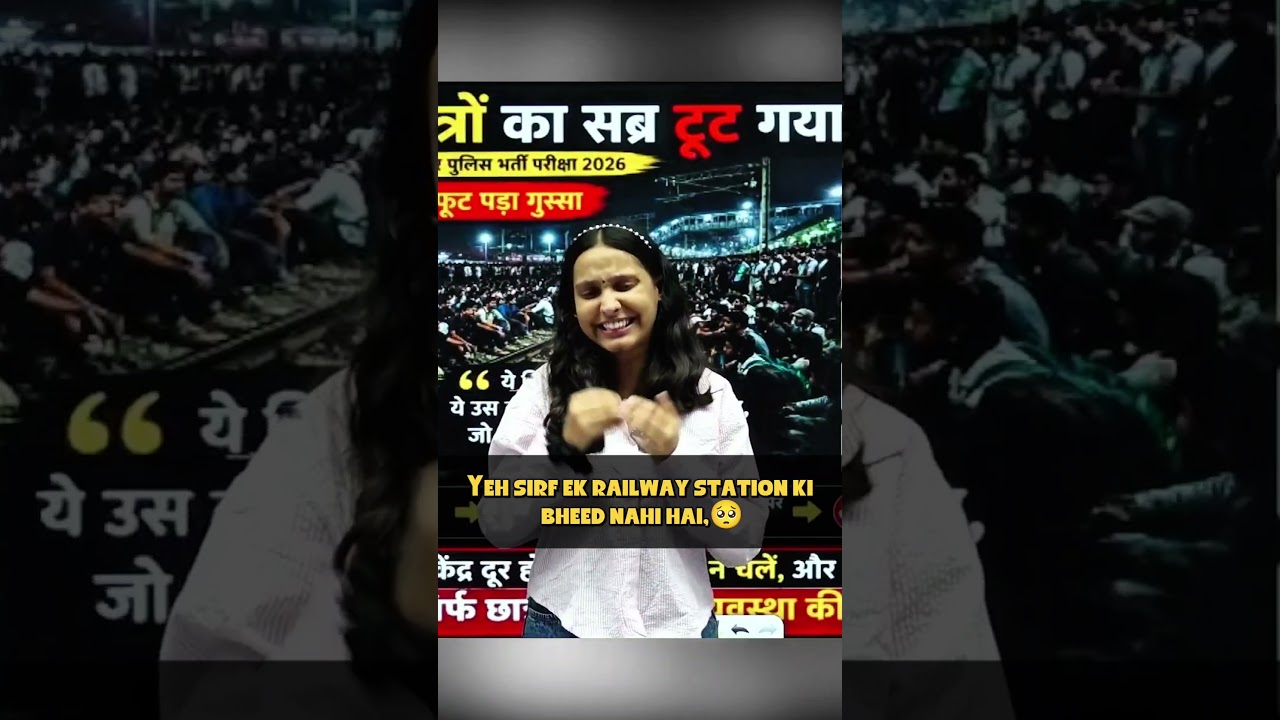 Yeh sirf ek railway station ki bheed nahi hai, 🥹#nidhimam #politics #motivation #physicswallah