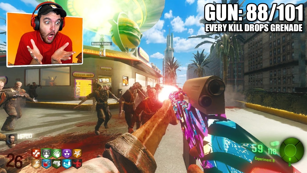 ULTIMATE CHAOS GUN GAME ZOMBIES is INSANE.