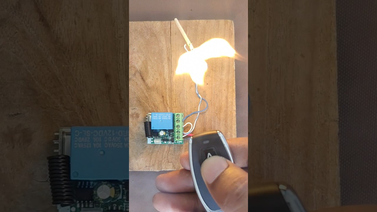Remote Controlled Fire Experiment 🔥 #shorts