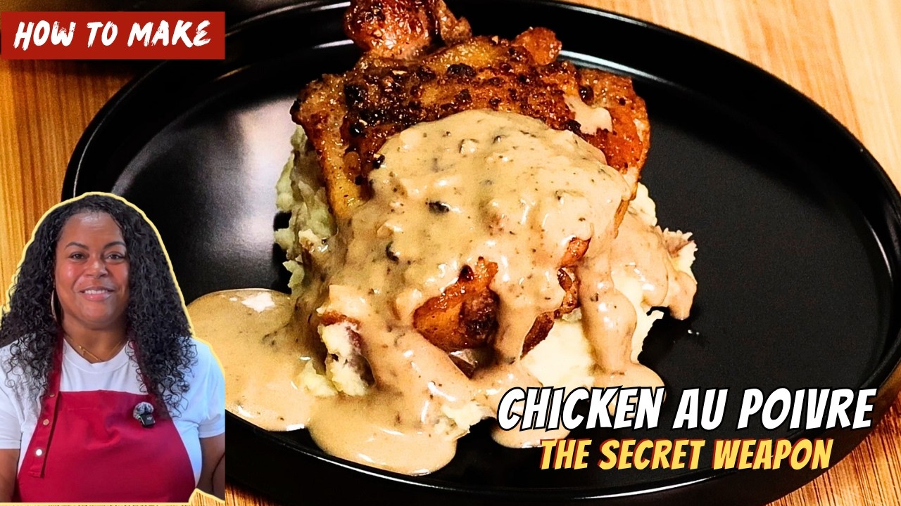 I Made the Viral Chicken Au Poivre....  but added ONE GAME CHANGING INGREDIENT