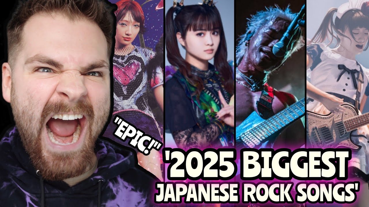 BRITISH Guy Reacts to TOP 50 MOST STREAMED JAPANESE ROCK SONGS of 2025 (FIRST TIME REACTION)