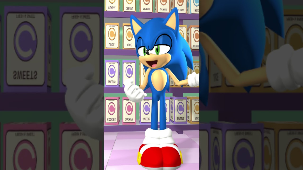 Will Amy Rose be able to get what she wants from Sonic? 🛒🥺 #SonicTheHedgehog #shorts #sonic