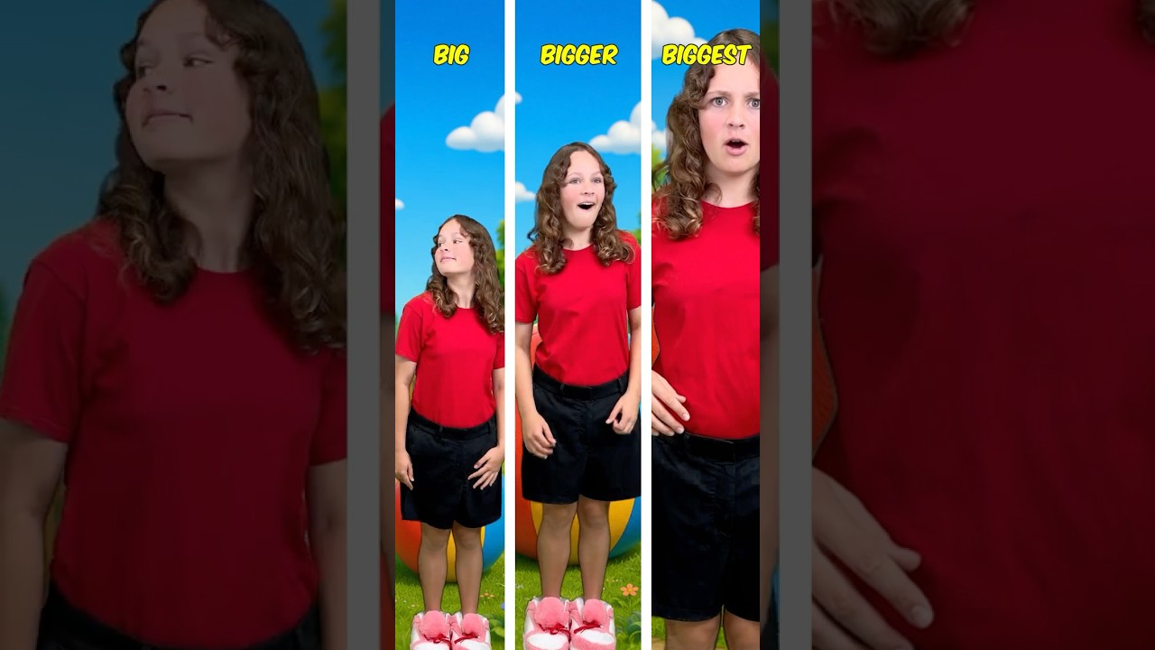 Hot Hotter Hottest 🔥Learn Degrees of Adjectives #shorts