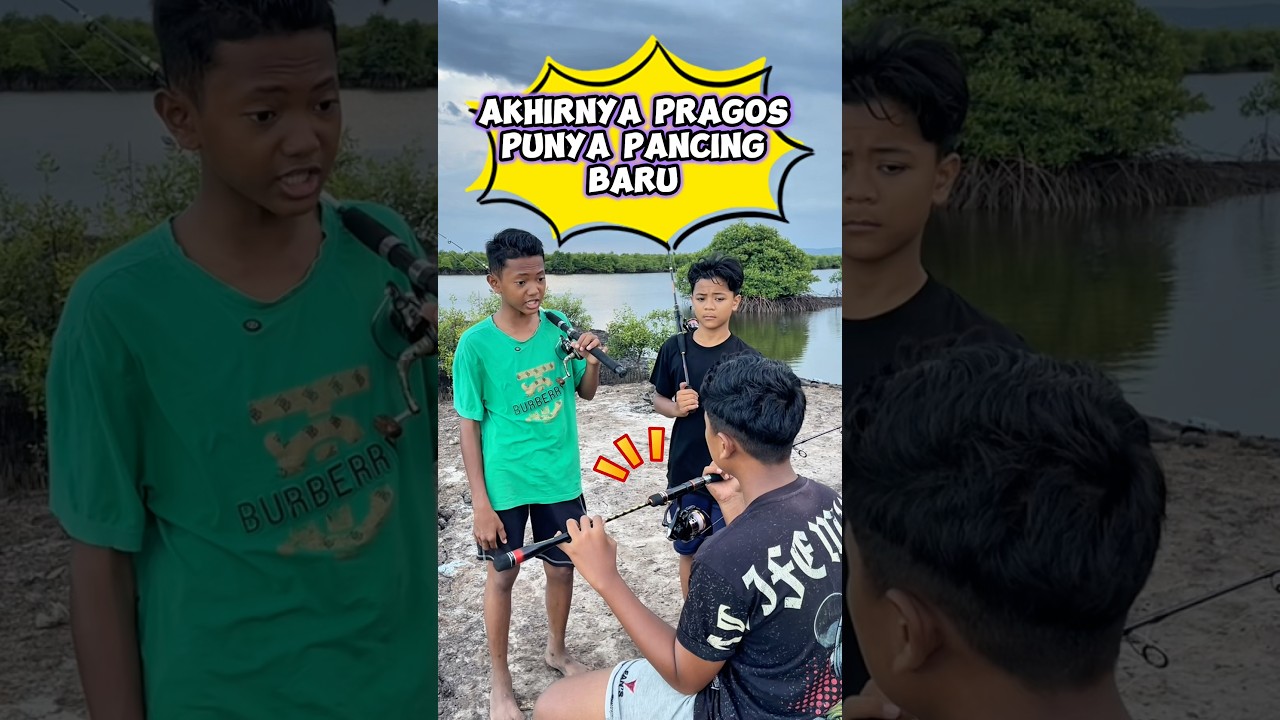 Akhirnya pragos punya pancing baru #wakmi #videolucu #mancing #comedy #funny #lucu