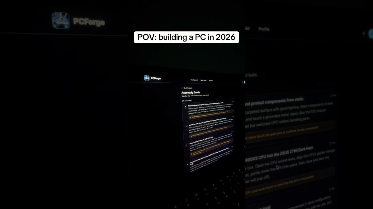 this app was insane 🤯🤯🤯💀💀💀#pcbuild #gamingpc #pcbuilding #pcforge