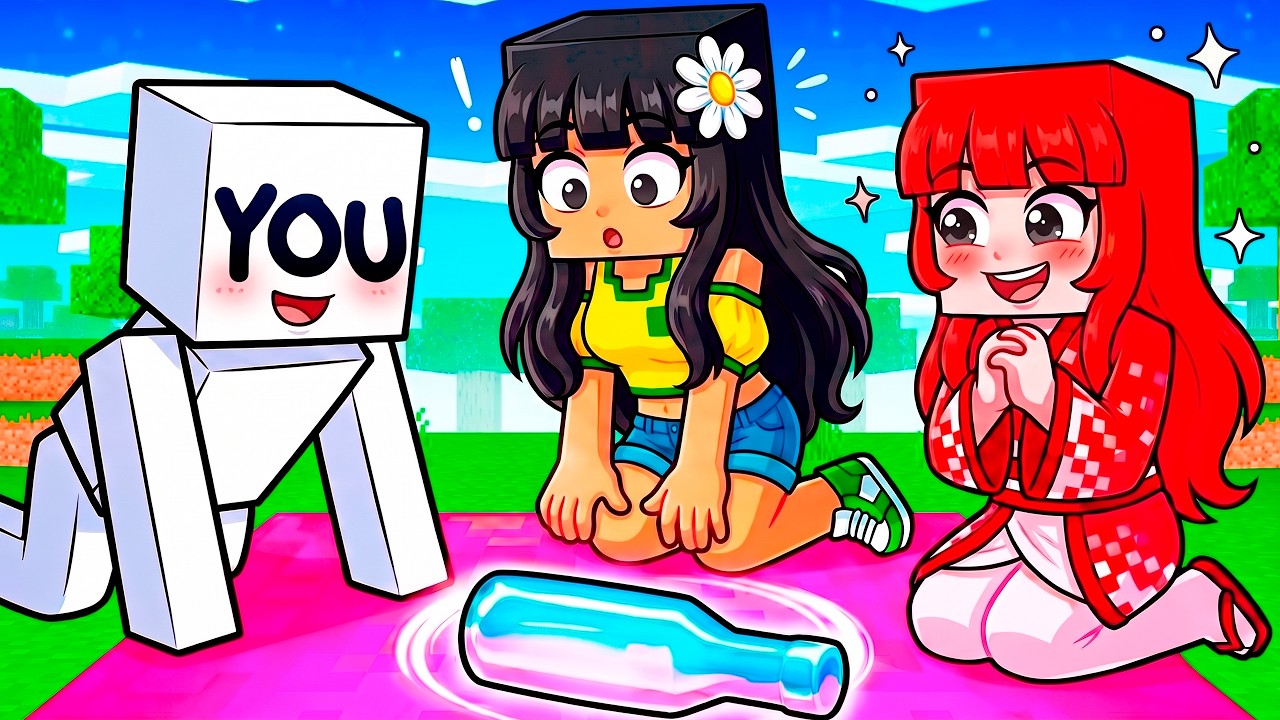 YOU Play Spin The Bottle in Minecraft!