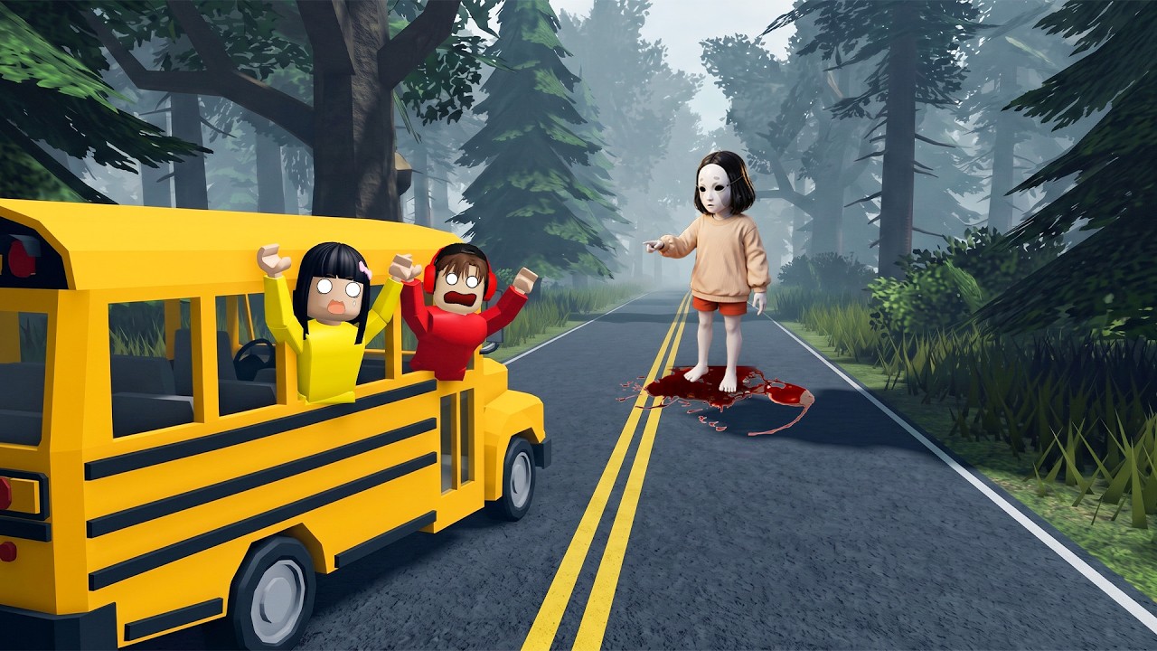 Yuta Mio Lihat Hantu IBU BILANG PAKAI INI DULU Di Tengah Hutan Saat Naik Bus | ROBLOX