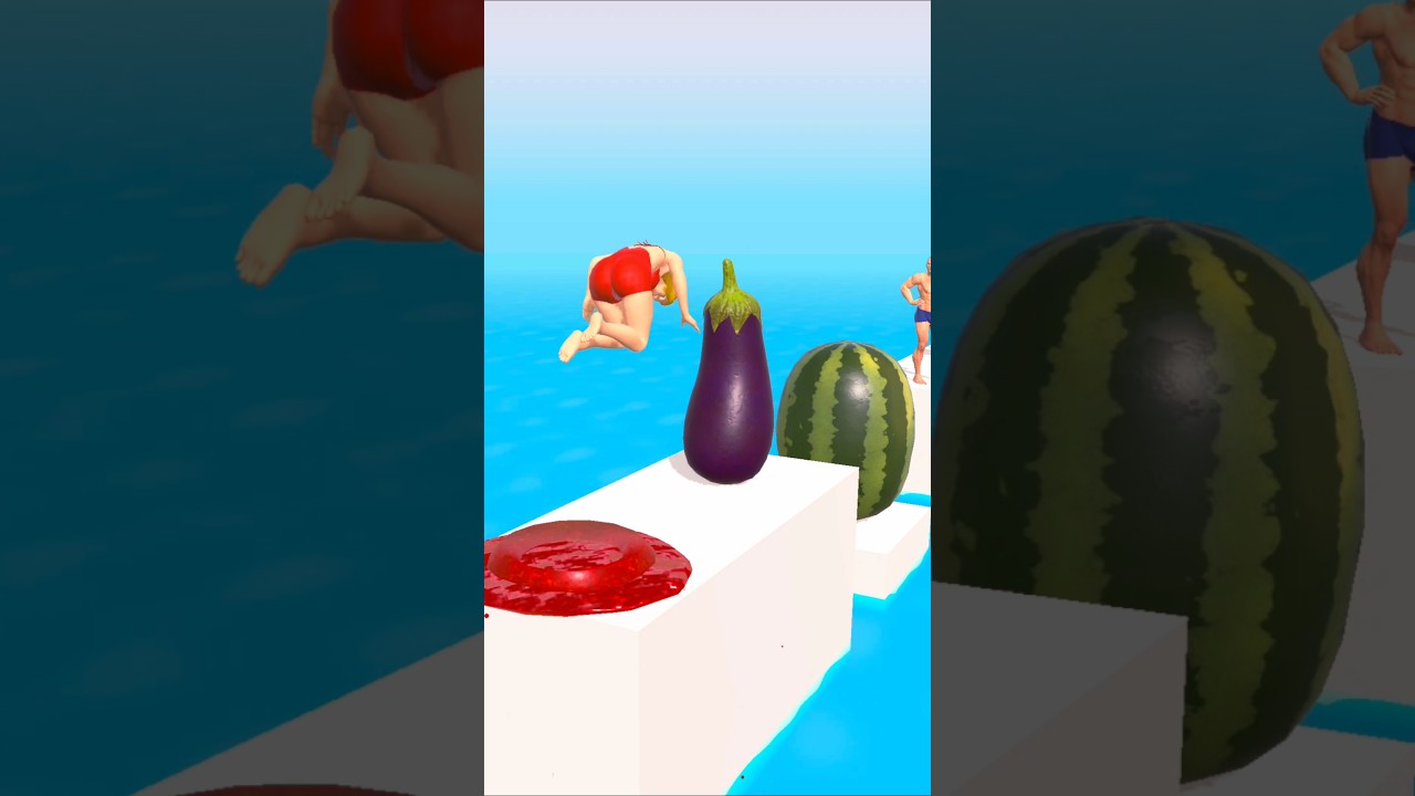 squeezy Girl reverse jumping gameplay 59 #shorts #youtubeshorts #gaming