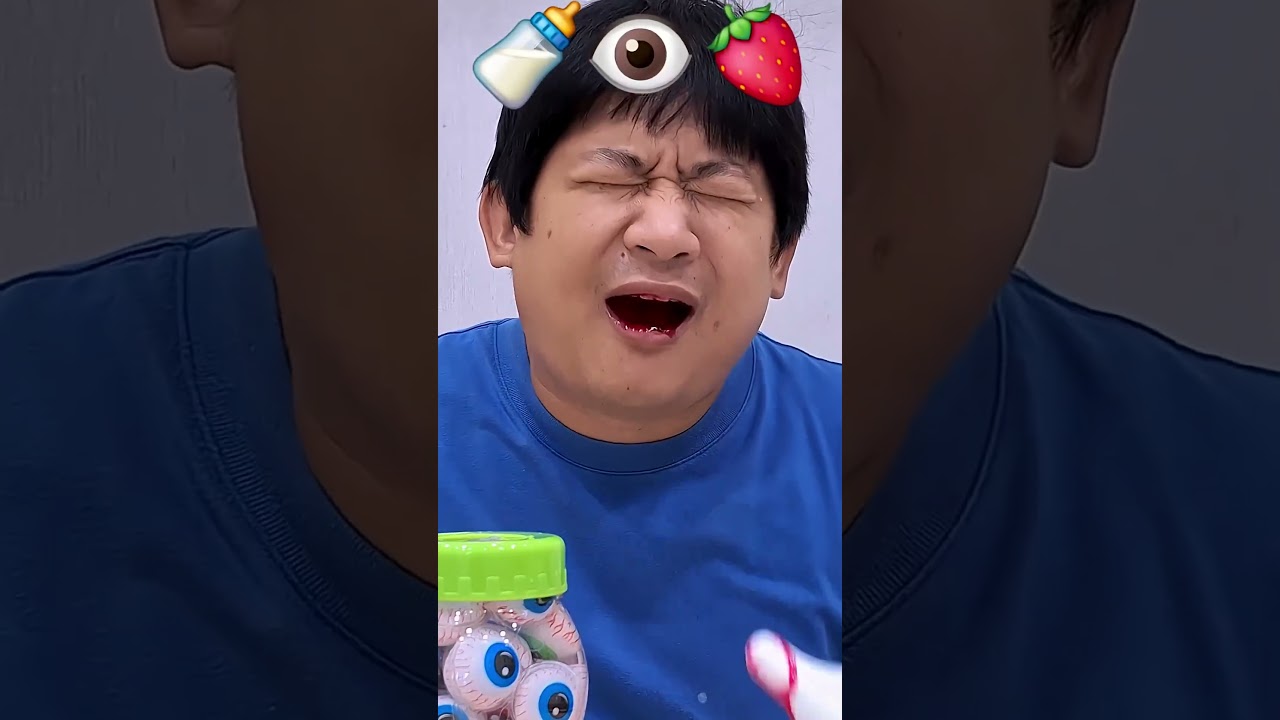 Real VS Jelly Big Bottle Candy 🍼🍓👁 #funny #comedy #ฮ่าๆตลกๆ #ตลก #shortsviral