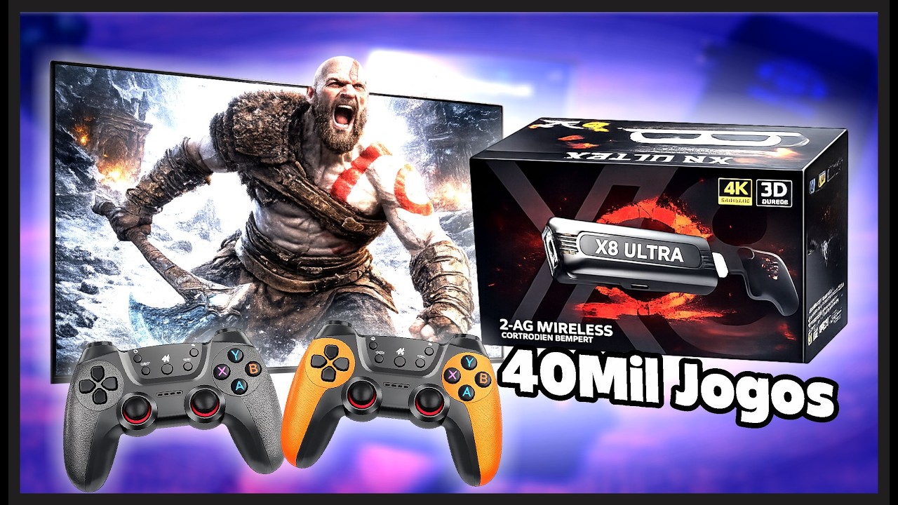 LANÇAMENTO 2026 - Game Stick X8 ULTRA muito BARATO e EXCELENTE DESEMPENHO !