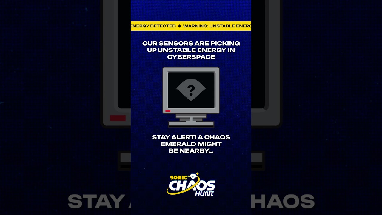 A Chaos Emerald has been detected in Cyberspace!