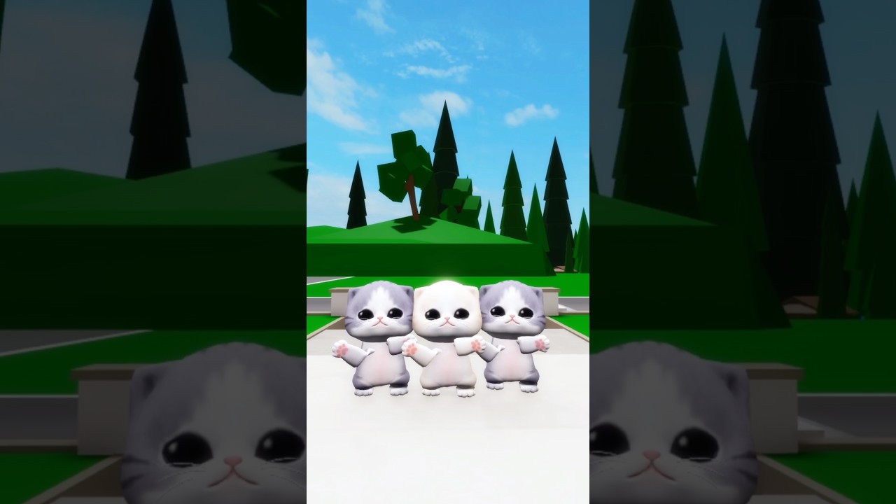 I saw kittens outside of my house until this happened… 🥹🤗 #roblox #robloxshorts #shorts