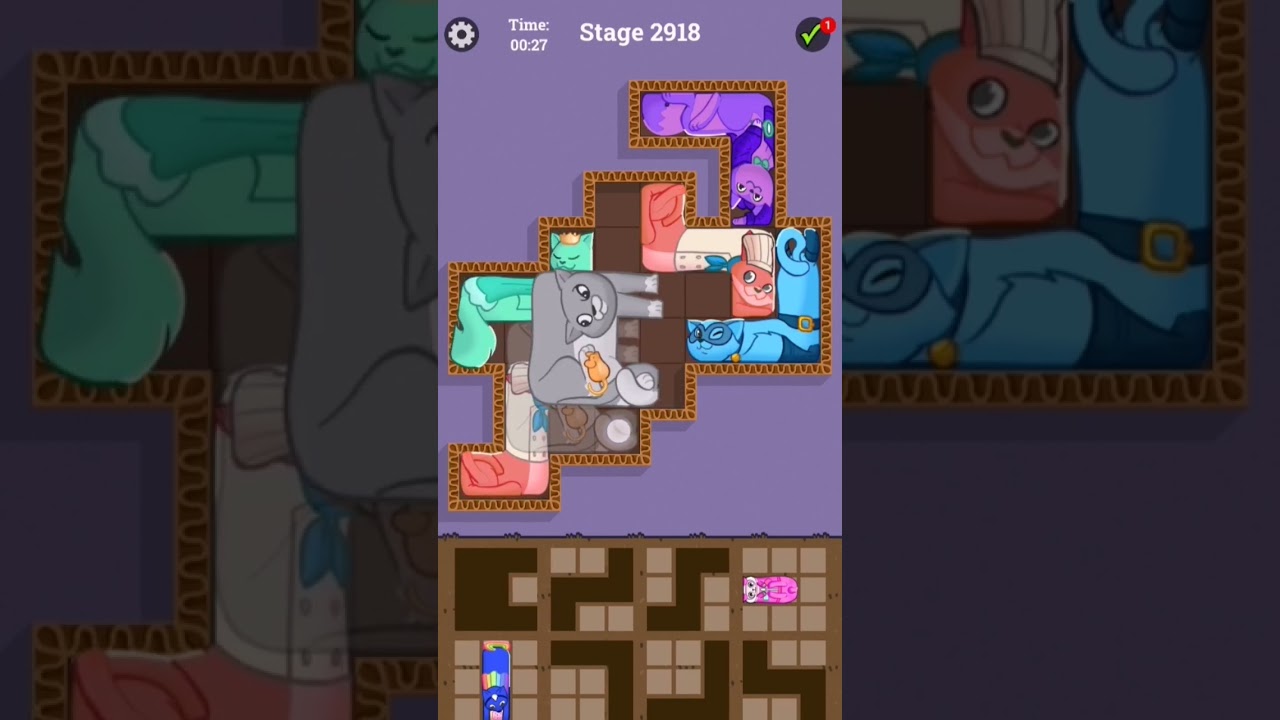 playing daily challenge puzzle cat gameplay #2918 #trending