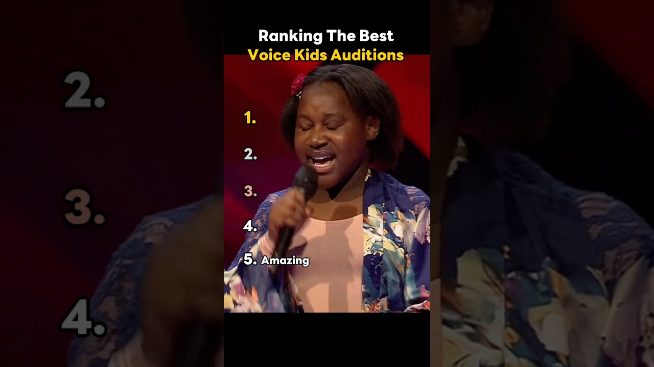 Ranking The Best Voice Kids Auditions #singing #performance #audition #shorts