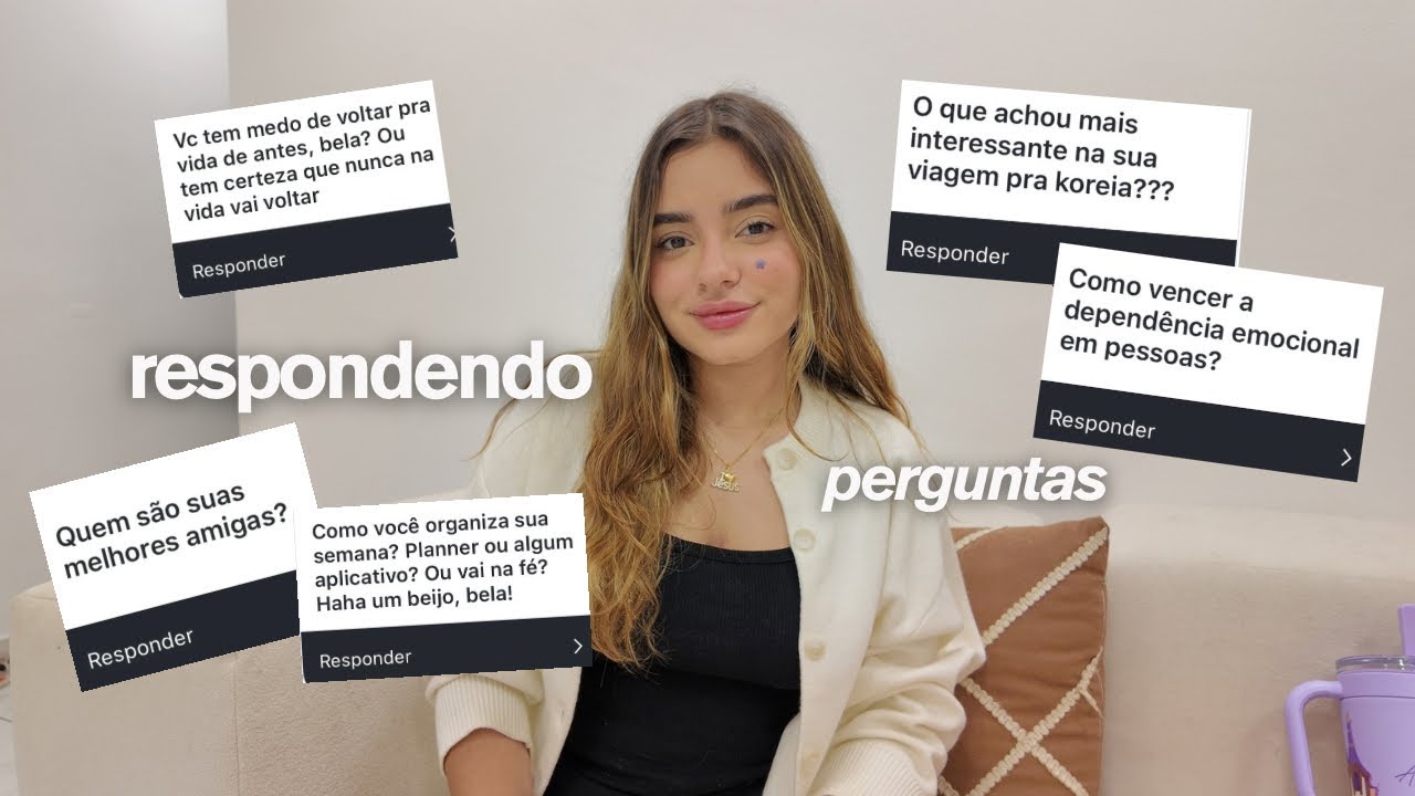 respondendo perguntas: amizades, meu planner, dependência emocional, coreia……