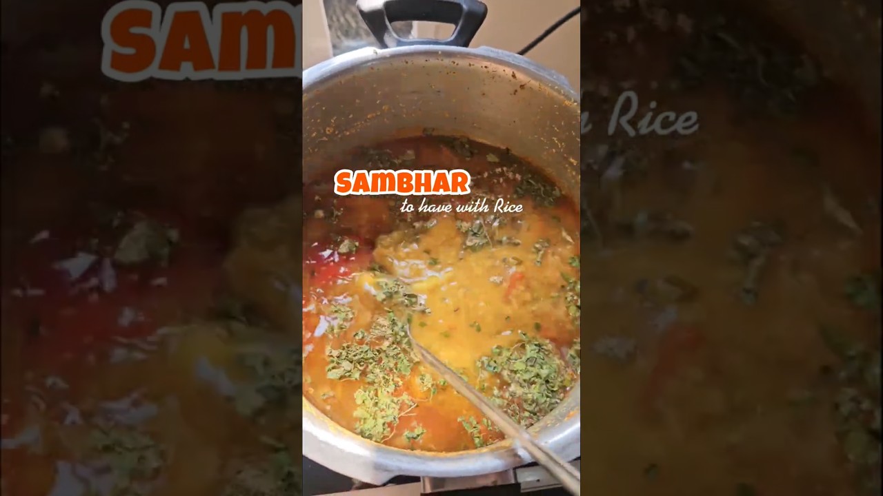 Sambhar with Rice || Easiest Sambar Recipe || South Indian food ideas #sambar #southindianfood #food