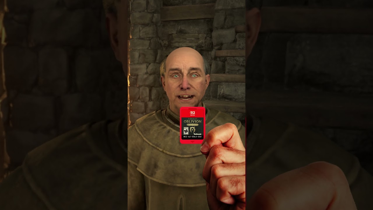 Oblivion Remastered coming to Nintendo Switch 2! #gaming #nintendoswitch2 #elderscrolls